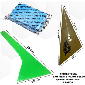 Resim Cam Filmi-Kaput Koruma ve Folyo Çekme Aparatları 3 Prç Set GRP36 