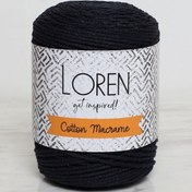 Resim Loren Cotton Macrame Lacivert - R005 - 34361 