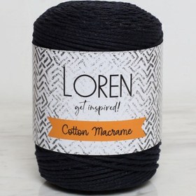Resim Loren Cotton Macrame Lacivert - R005 - 34361 