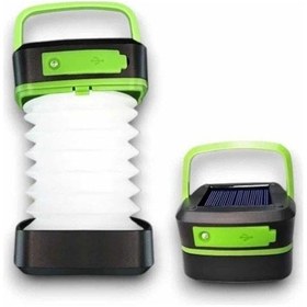 Resim Ucuztekno Kamp Feneri Lambası Solar Güneş Enerji Portatif Işıldak Şarjlı Renkli 