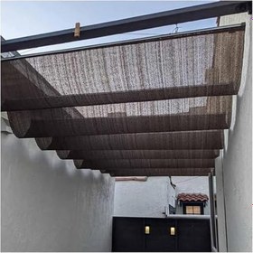 Resim Veranda ve Sundurma için Geri Çekilebilir Güneşlik Tente - U şeklinde Dalga Tasarımı Esnek Sunroof Ağı (G 0,8 x U 8 m/G 2,62 x U 28,0 m) - Mükemmel Pergola Örtüsü Çözümü 