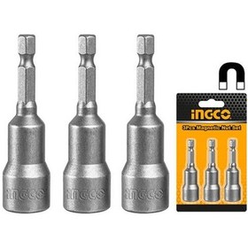 Resim Ingco AMN1231 Manyetik Somun Adaptörü Seti 12 MM 