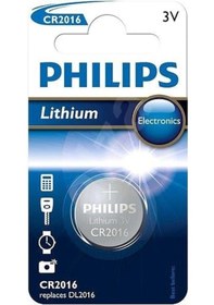 Resim Philips Pil Minicell Lithium Cr-2016 Tekli 