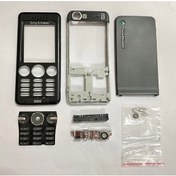 Resim Sony Ericsson S302 Ön Arka Kapak Ve Tuş Takımı Plastik Siyah 