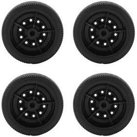 Resim Geeroyoo Wpl D12mini İçin Kauçuk Rc Araba Lastikleri 4 Adet - Yüksek Tutma Gücü, Dayanıklı Malzeme Ve Sade Kurulum 