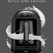 Resim Karaca Hatır Mod Sütlü Türk Kahve Makinesi Shiny Black 