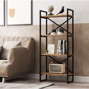 Resim Yurudesign Voyage Metal Kitaplık 4 Raflı 138 cm Vg1-a 
