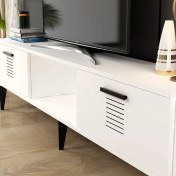 Resim 3 Kapaklı Asimo Tv Sehpası Beyaz-Beyaz 