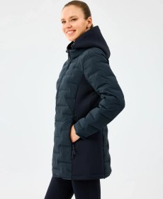 Resim Skechers W Full Zip Jacket Kadın Siyah Mont S242060-3817 Siyah 