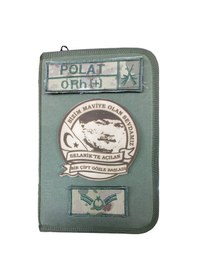 Resim Haki Ajanda Defter Kabı Kamuflaj Organizer Kalemlik Haki 