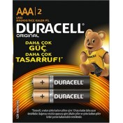 Resim Duracell Alkalin Aaa Ince Kalem Pil 2'li Paket 