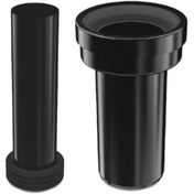 Resim ATİ YAPI Gömme Rezervuar Pis Su Çıkış Borusu(90*220 Mm) + Temiz Su Giriş Borusu(45*180mm) Takımı 