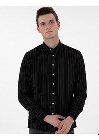 Resim Pierre Cardin Erkek Siyah Gömlek Desenli 50301750-vr046 Siyah 