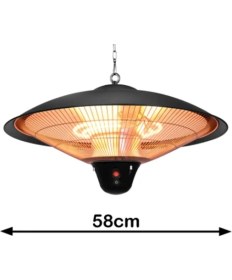 Resim Dlc Trendyheat 2000 Watt Iç ve Dış Mekan Kumandalı Sarkıt Isıtıcı 