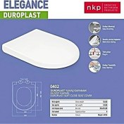 Resim Nkp Elegance Duroplast Amortisörlü Yavaş Kapanan Klozet Kapağı NKP0402 