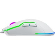 Resim GameBooster M18 Inferno 2.4ghz Kablosuz Rgb Aydınlatmalı Beyaz Profesyonel Gaming Mouse 