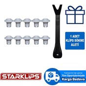 Resim Kapı Döşeme Klips Karşılığı Ford Jaguar X Type 2001-2009 10 Adet Starklips