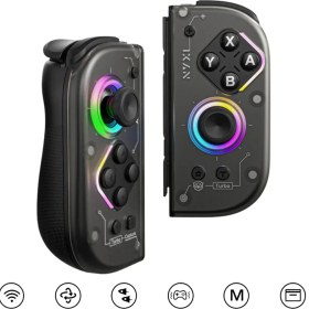 Resim Nyxı Hyperion 2 Kablosuz Joypad Nintendo Switch / Switch OLED Için - Hall Effect Joystick, Rgb Aydınlatma, Mikro Switch Buton ve Tetikleyici Joycon 