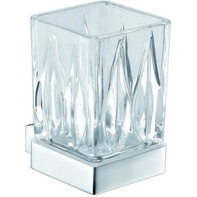 Resim Bocchi Pisa Kristal Krom Diş Fırçalık - 3011-0003- Krom 