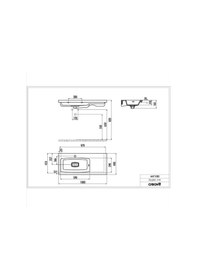 Resim Creavit My100 Memory 100 CM Etajerli Dolap Uyumlu Lavabo 