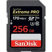 Resim Sandisk Extreme Pro 256gb 200mb/s SDXC Hafıza Kart 