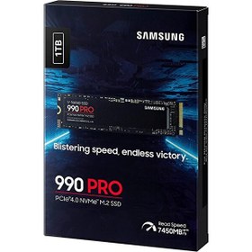 Resim Samsung 990 Pro MZ-V9P1T0BW Pcie 4.0 1 TB NVMe M.2 SSD Disk 