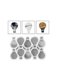 Resim Epoksi Silikon Kalıp Çoklu Küçük Kapadokya Balonu Kolye Anahtarlık Küpe Kalıbı 10 Lu 