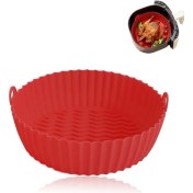 Resim Airfryer Silikon Pişirme Kabı - Tüm Hava Fritözleriyle Uyumlu 