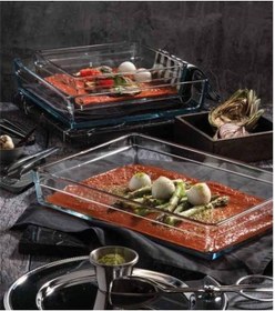 Resim Paşabahçe Premium 59334 Borcam Dikdörtgen Fırın Tepsi 