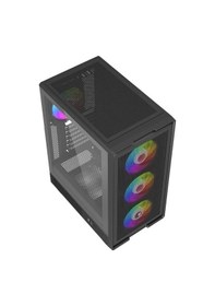 Resim Powerboost 2-JBST-PBA601B 600W 80+ Mid Tower Oyuncu Bilgisayar Kasası 