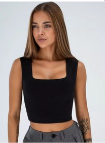 Resim Feliciya Yaz Spor Kısa Üst 208476178 Siyah 