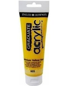 Resim Daler Rowney Akrilik Boya 605 Cadmium Yellow Hue 120 ML 