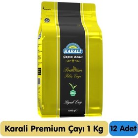 Resim Karali Premium Filiz Çay 1 Kg 12 Paket 