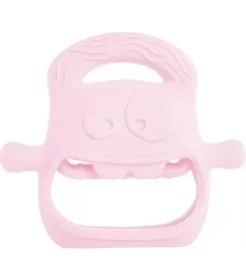 Resim Pembe Bebek Silikon Diş Kaşıyıcı Midastech 