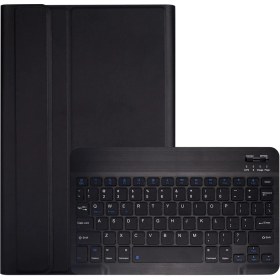 Resim ZH Store DY510 Bluetooth Klavye Pu Kılıf Galaxy Tab A 10.1(2019)T510 Için Siyah (Yurt Dışından) 