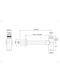Resim Gpd Krom Lavabo Sifonu SFN01 
