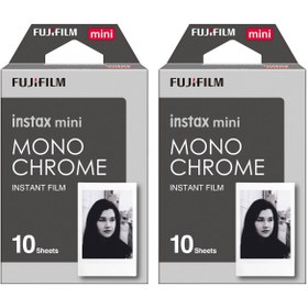 Resim Instax mini Monochrome Siyah-Beyaz 10x2 Film Seti 