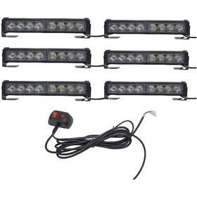 Resim Space 6lı 48 Led Çakar Lamba Kırmızı-kırmızı 12-30v / Lapa545-3 O A345432023-3 