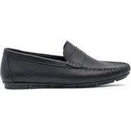 Resim Voyager 4180 Erkek Deri Loafer Ayakkabı - Siyah Nata - 42 