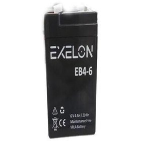 Resim Exelon 6V 4A Bakımsız Kuru Akü 