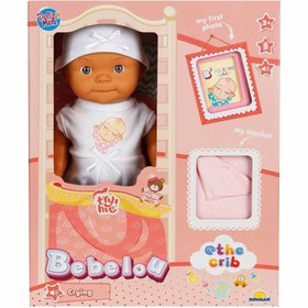 Resim Nessiworld 5683 Bebelou Sesli Hoş Geldin Bebeği 30 cm -Sunman 