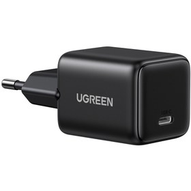 Resim Ugreen 20W GaN Hızlı Şarj Cihazı Type-C QC PD 1xUSB-C, Siyah, 55553 