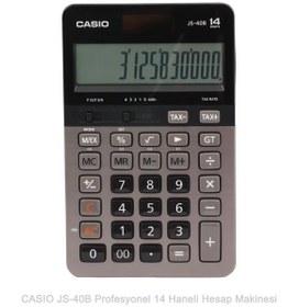Resim Casio JS-40B Profesyonel 14 Hane Masa Üstü Hesap Makinesi 