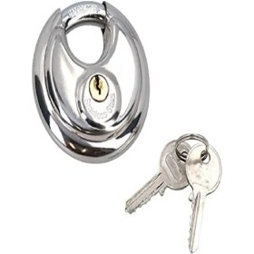 Resim Kilit Market Krom Disk 80 mm Asma Kilit 
