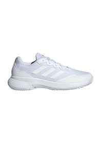 Resim Adidas Gamecourt 2.0 Erkek Beyaz Tenis Ayakkabısı Ig9568 Beyaz 