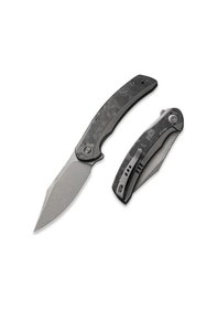 Resim We Knife Snick Titanium Grey Marble Cf Kamp Çakı Gri - Siyah 