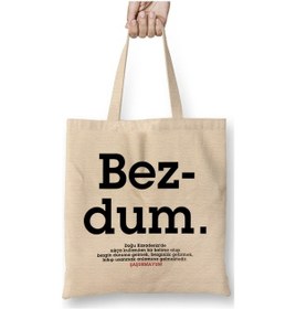 Resim Toyaso Bezdum Karadeniz Beyaz Bez Çanta Uzun Saplı Alışveriş Çantası Plaj Çantası Beyaz 