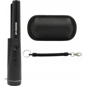 Resim Alfa Gp Pointer Siyah Altın Metal Dedektörü Pinpointer Pil + Çanta Hediye 