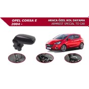 Resim Opel Corsa E 2014- Araca Özel Kol Dayama Siyah 