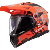 Resim LS2 Pioneer 2 Kask Mat Turuncu 